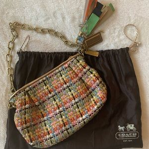 Coach Poppy Tweed Purse